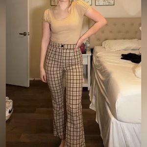 beige top from marshall’s and pants from shein!